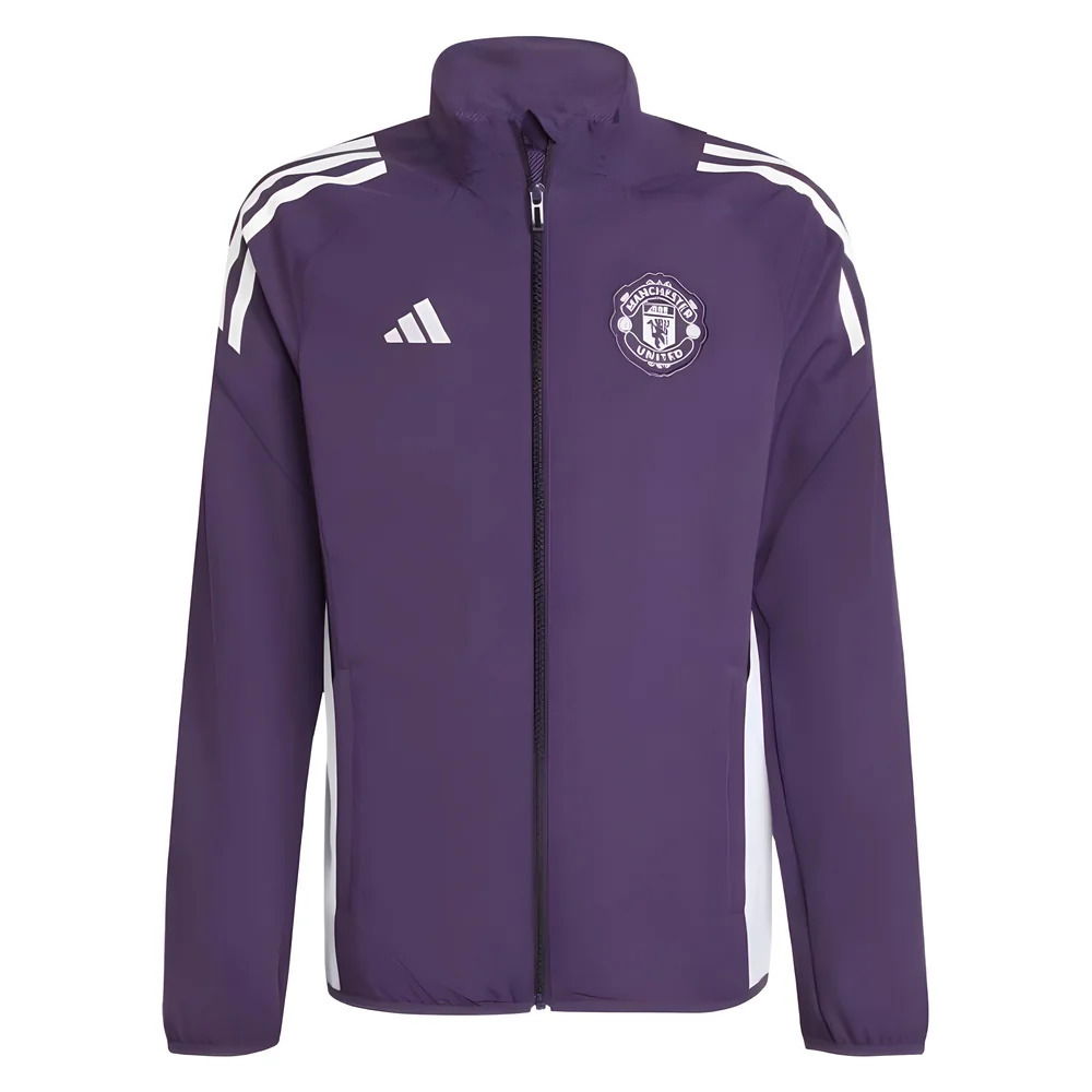 2025-2026 Man Utd Presentation Jacket (Aurora Plum) - Kids