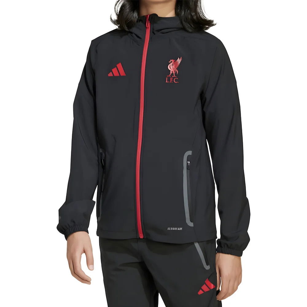 2025-2026 Liverpool Vis Tech Jacket (Black) - Kids
