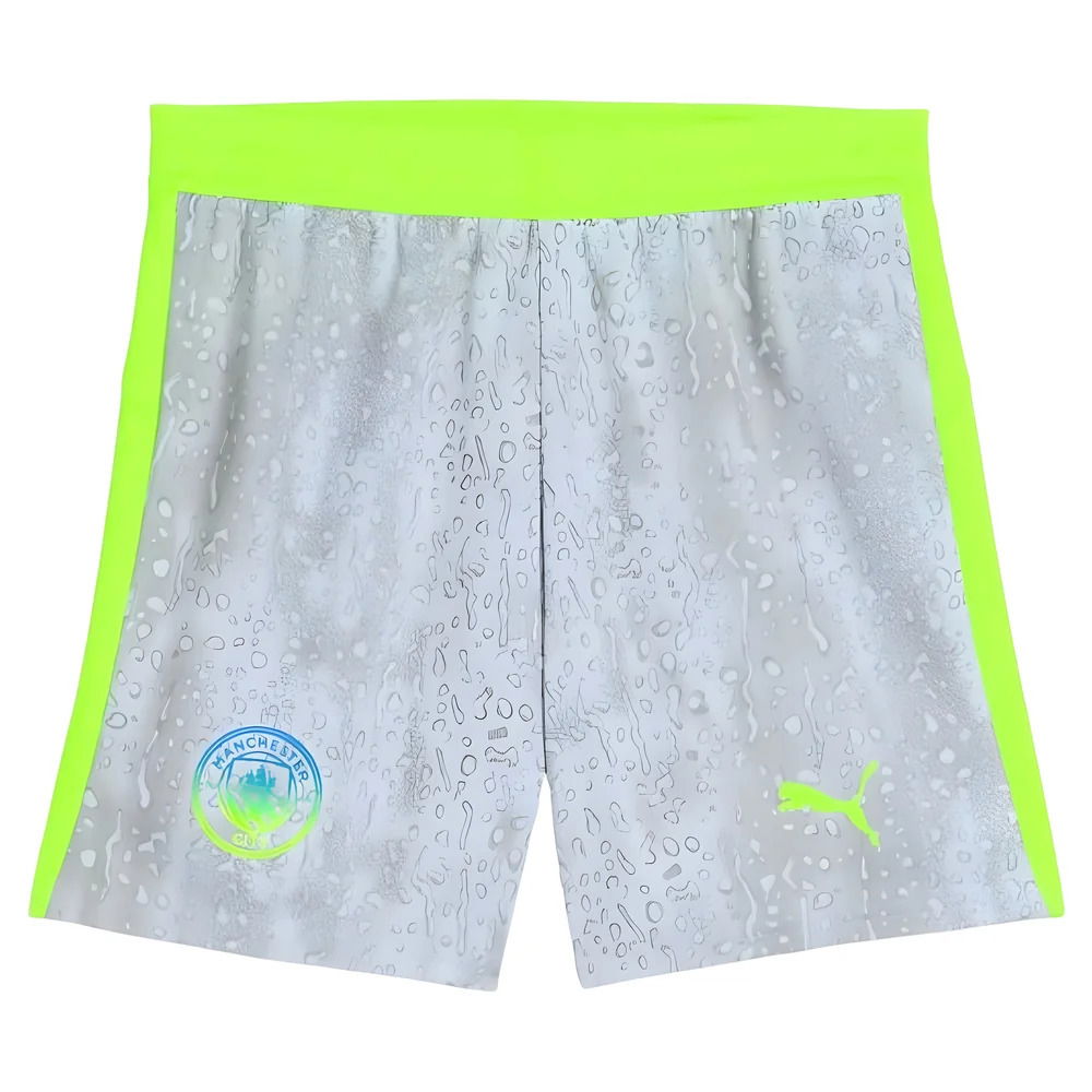 2025-2026 Man City Third Shorts (Cool Weather) - Kids