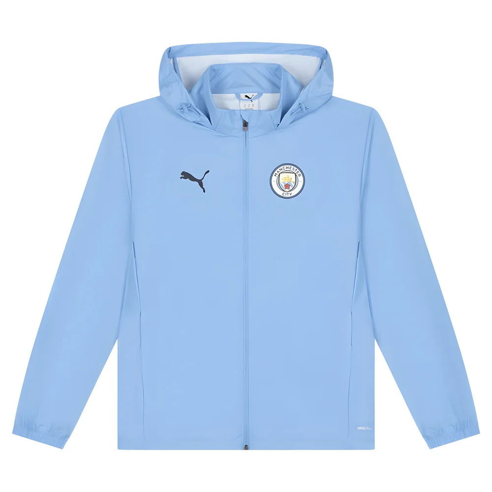 2025-2026 Man City Training All-Weather Jacket (Light Blue)