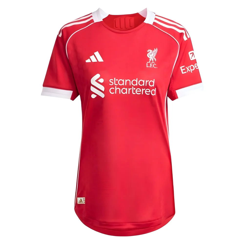 2025-2026 Liverpool Authentic Home Shirt (Womens)