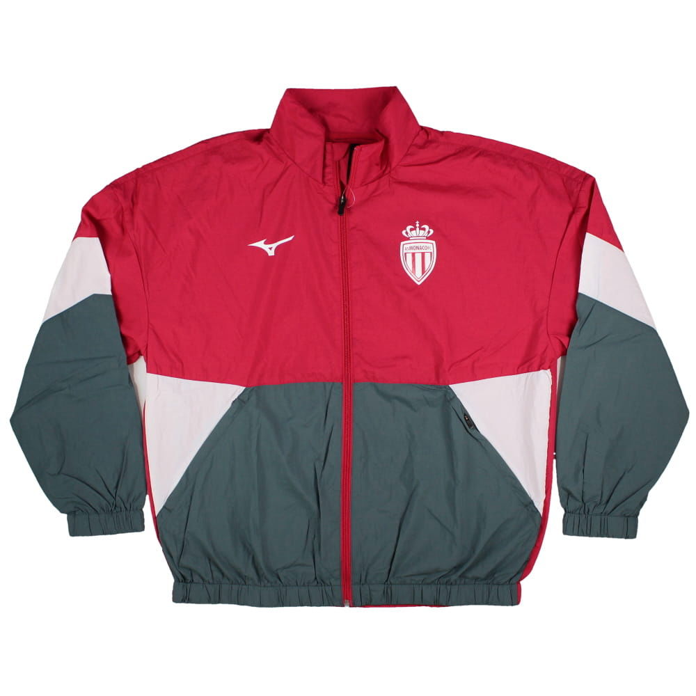 2025-2026 AS Monaco Retro Woven Jacket (Red)