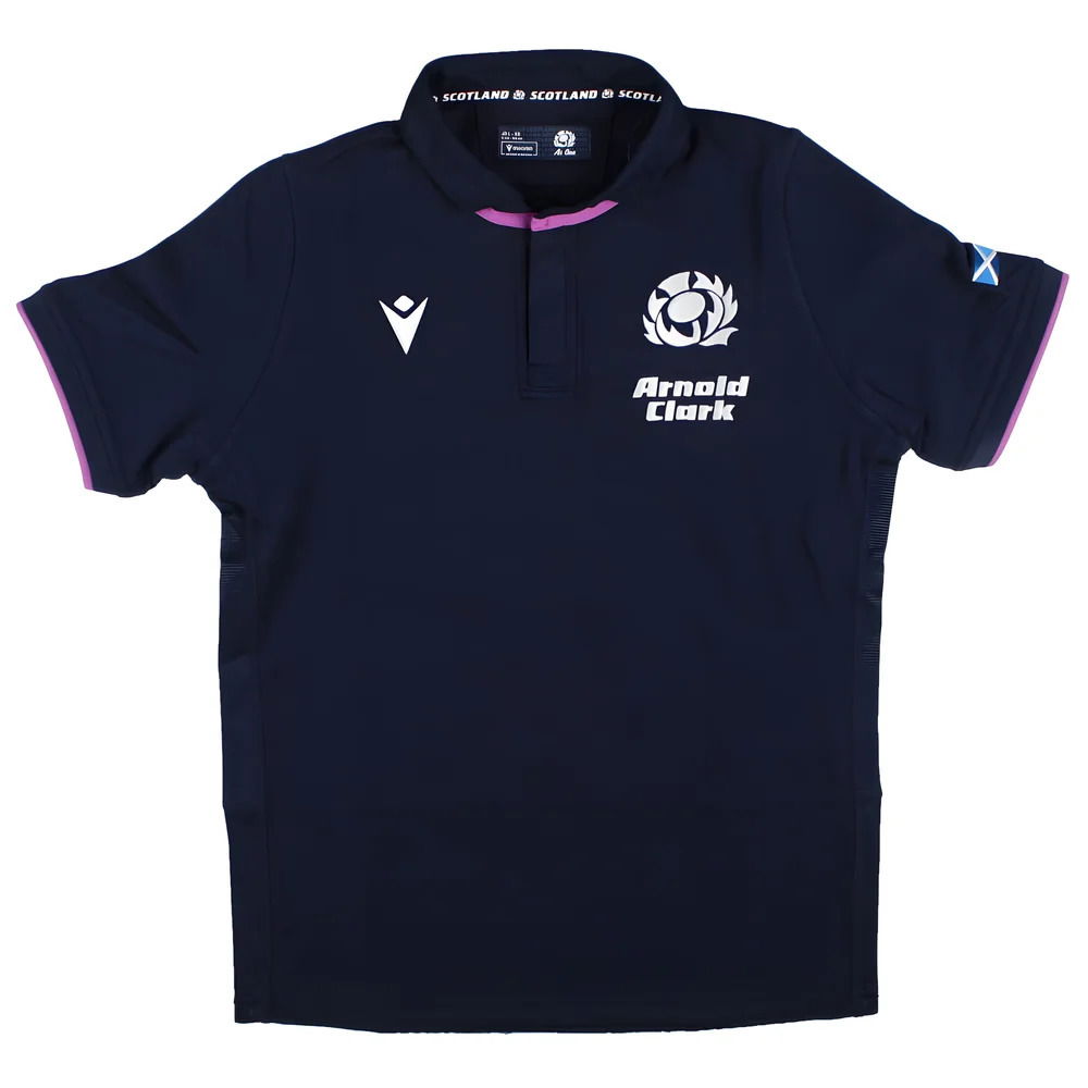 2025-2026 Scotland Home Cotton Rugby Shirt (Kids)
