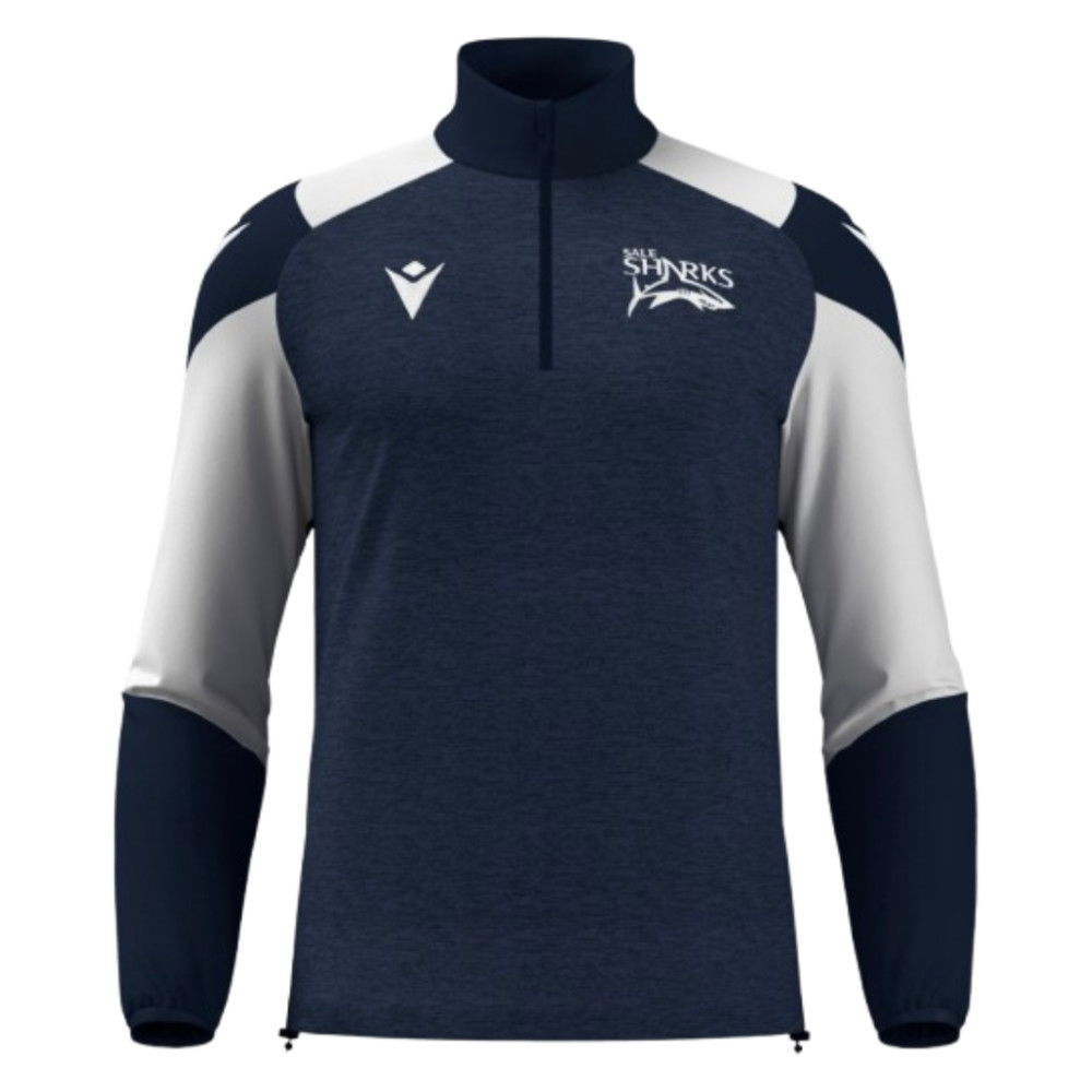 2025-2026 Sale Sharks Training 1/4 Zip Top (Navy)
