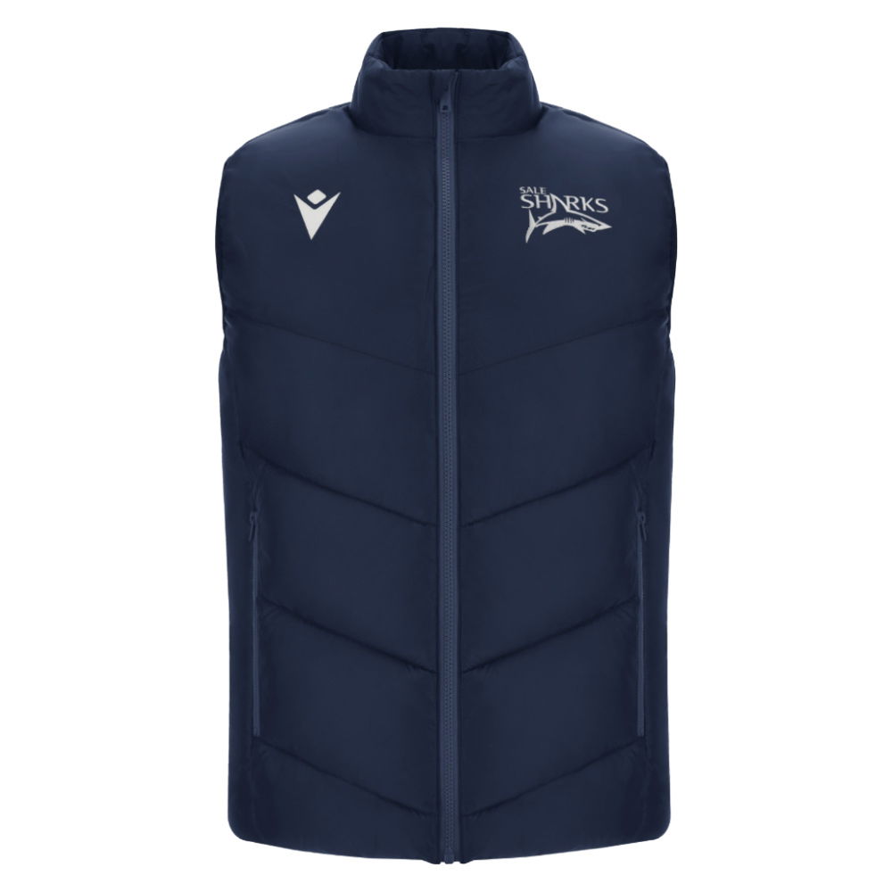 2025-2026 Sale Sharks Padded Gilet (Navy)