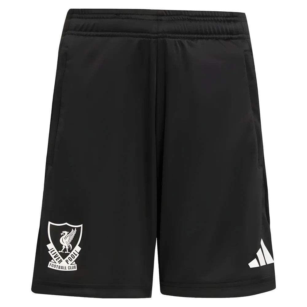 2025-2026 Liverpool EU Training Shorts (Black) - Kids