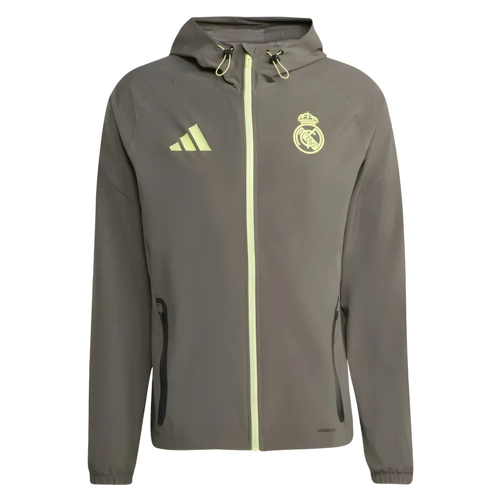 2025-2026 Real Madrid Competition Vis Tech Jacket (Grey)