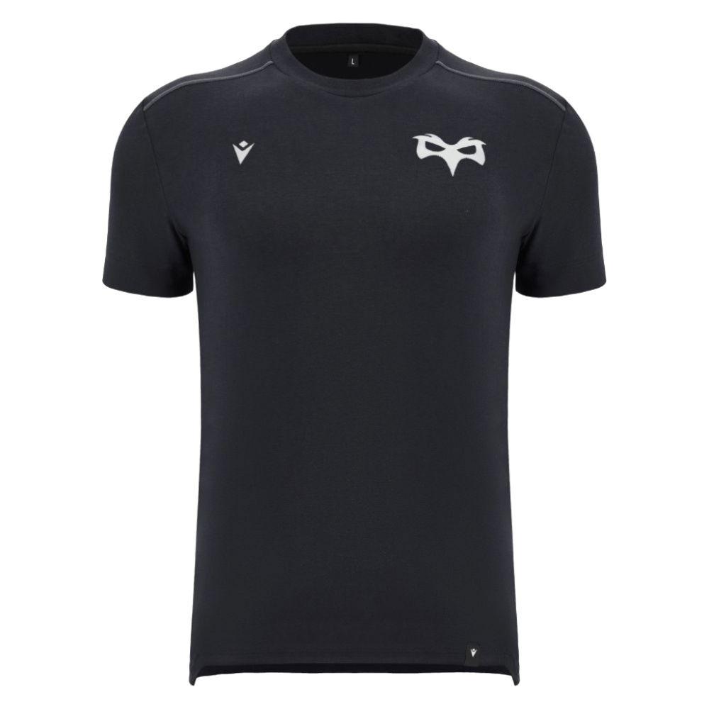 2025-2026 Ospreys Rugby Ath Cotton Tee (Black)