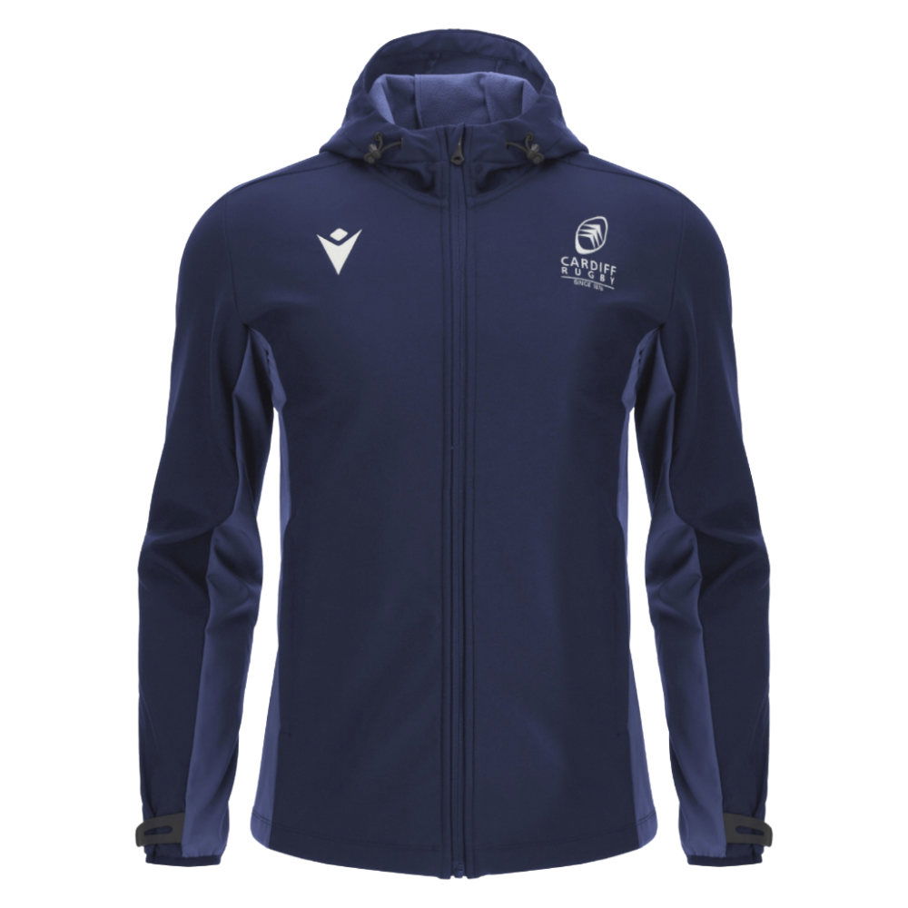 2025-2026 Cardiff Rugby Softshell Jacket (Navy)