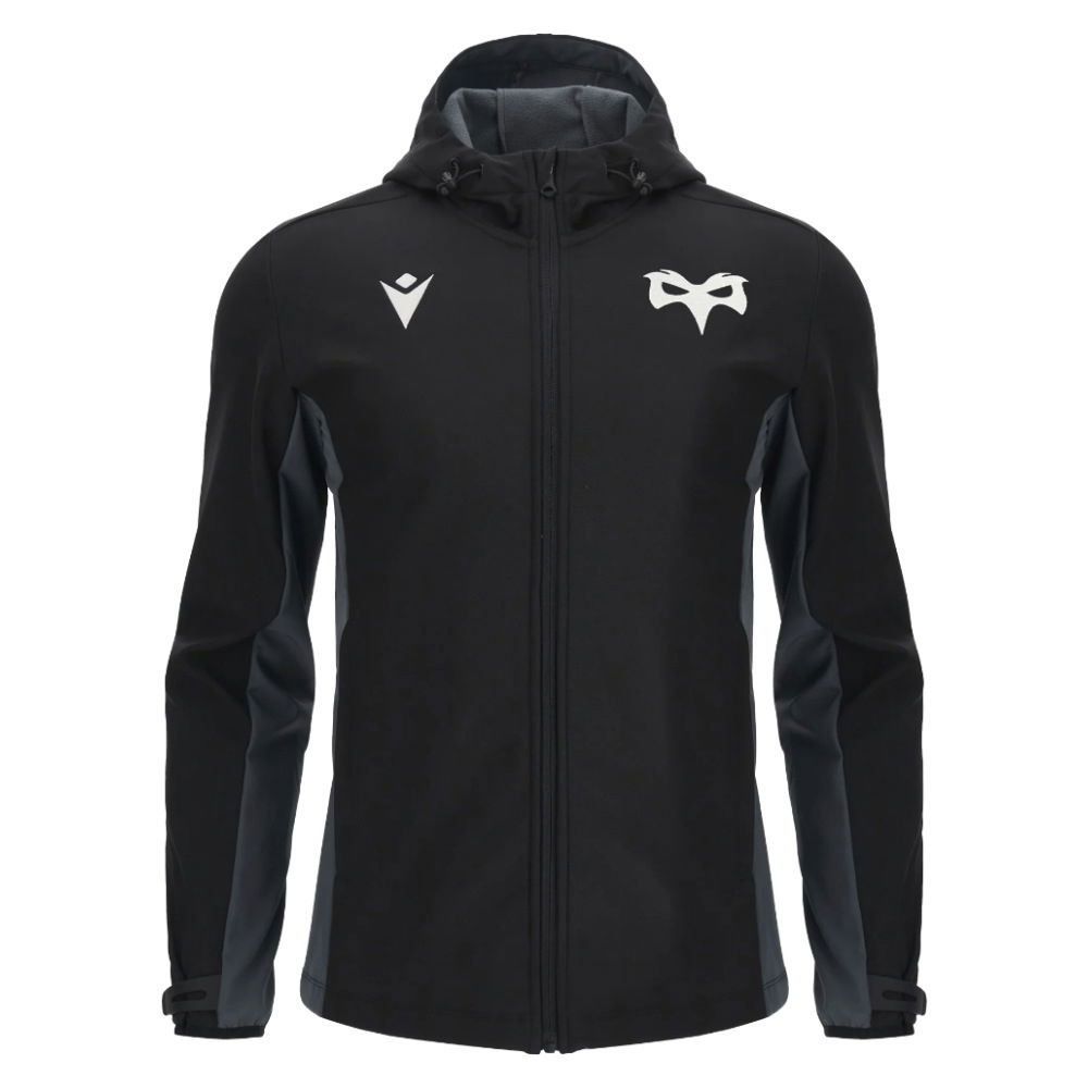 2025-2026 Ospreys Rugby Softshell Jacket (Black)