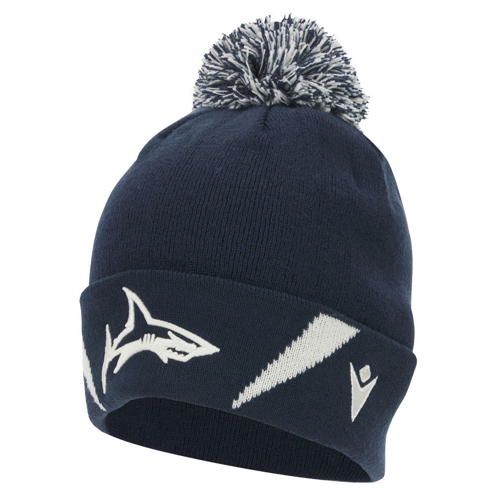2025-2026 Sale Sharks Pom Pom Beanie (Navy)