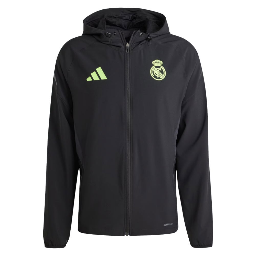 2025-2026 Real Madrid Pro Vis Tech Jacket (Black)