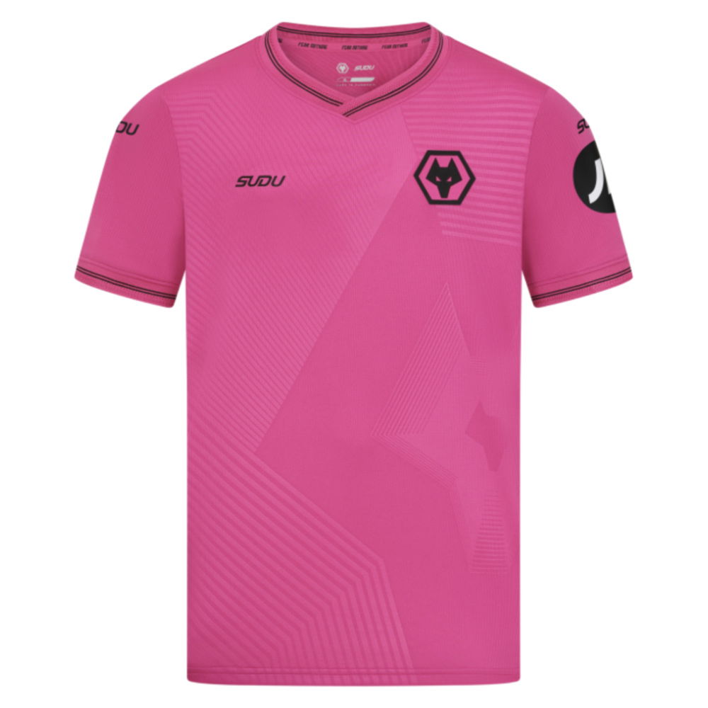 2025-2026 Wolves Goalkeeper Away Shirt (Pink) - Kids