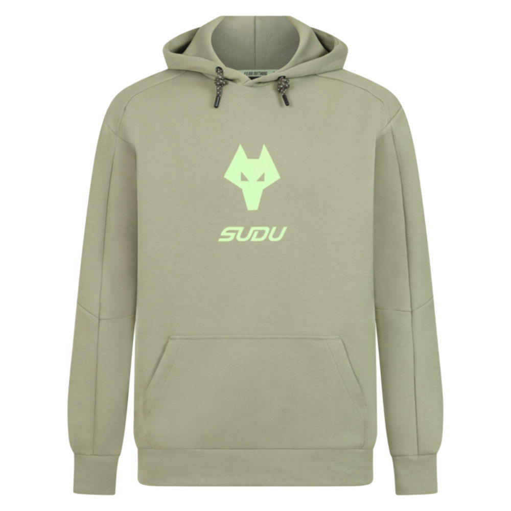 2025-2026 Wolves Players Travel Hoodie (Khaki)