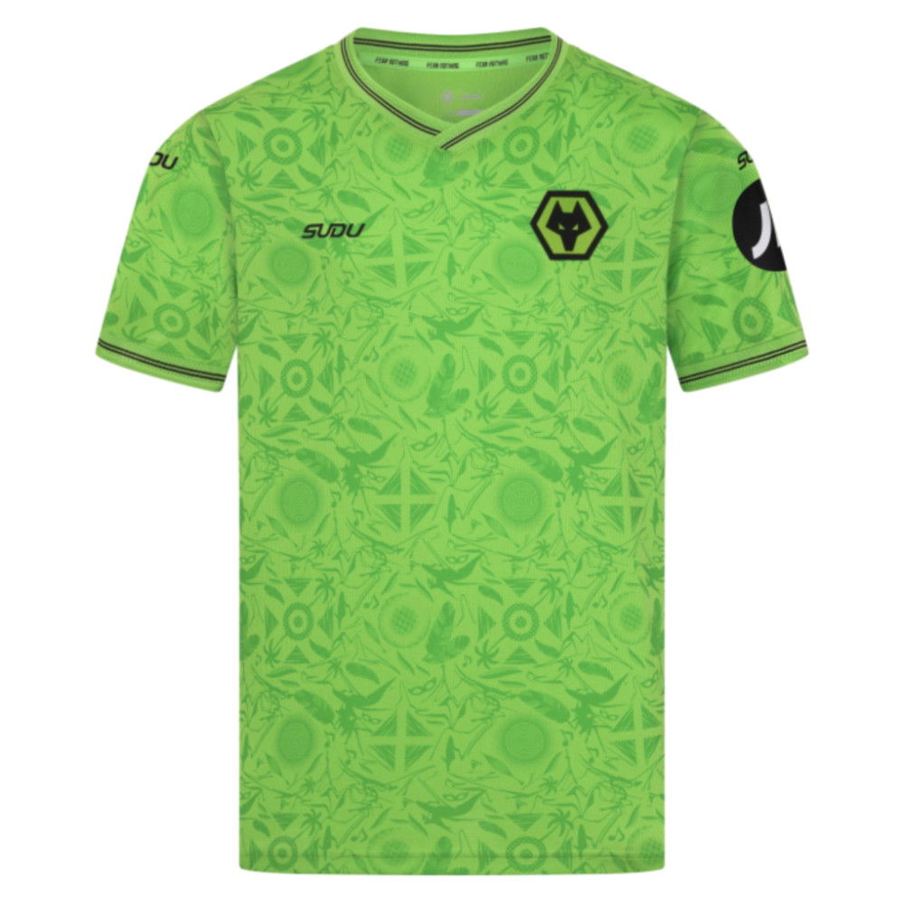 2025-2026 Wolves Goalkeeper Third Shirt (Green) - Kids