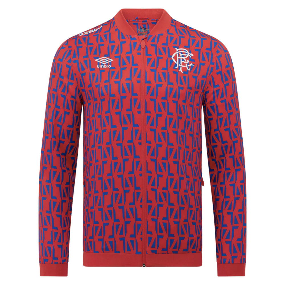 2025-2026 Rangers Away Pre Match Jacket (Red)