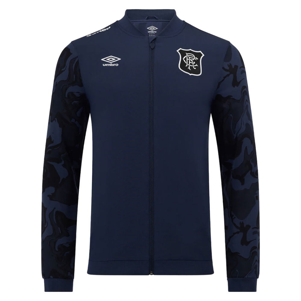 2025-2026 Rangers Third Pre Match Jacket (Indigo)