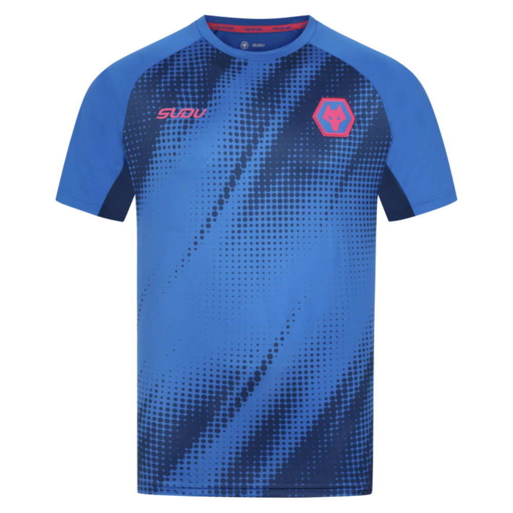 2025-2026 Wolves Players Training T-shirt (Lapis Blue)