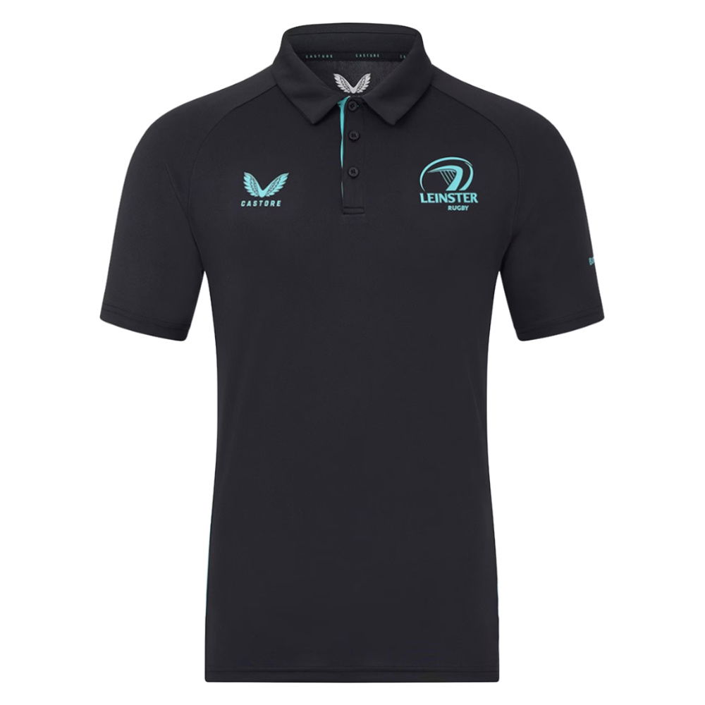 2025-2026 Leinster Rugby Presentation Polo Shirt (Graphite)