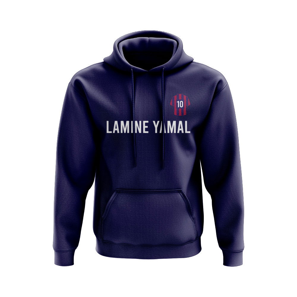 Lamine Yamal Barcelona Number Hoody (Navy)