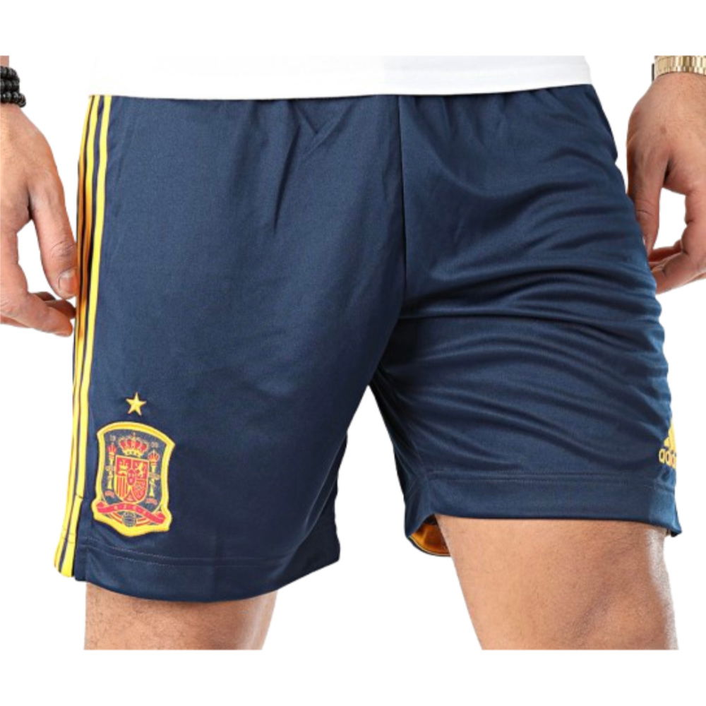 2020-2021 Spain Home Shorts (Navy)