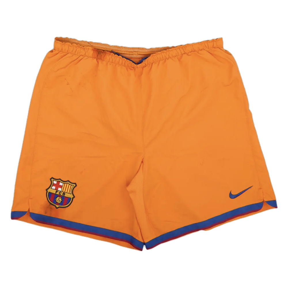 2006-2007 Barcelona Away Shorts (Orange)