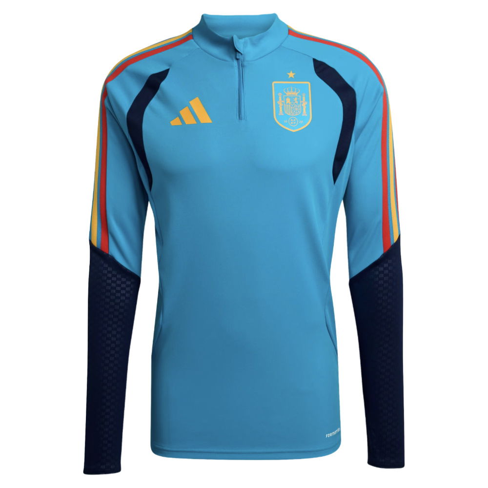 2026-2027 Spain Training Top (Bold Aqua)