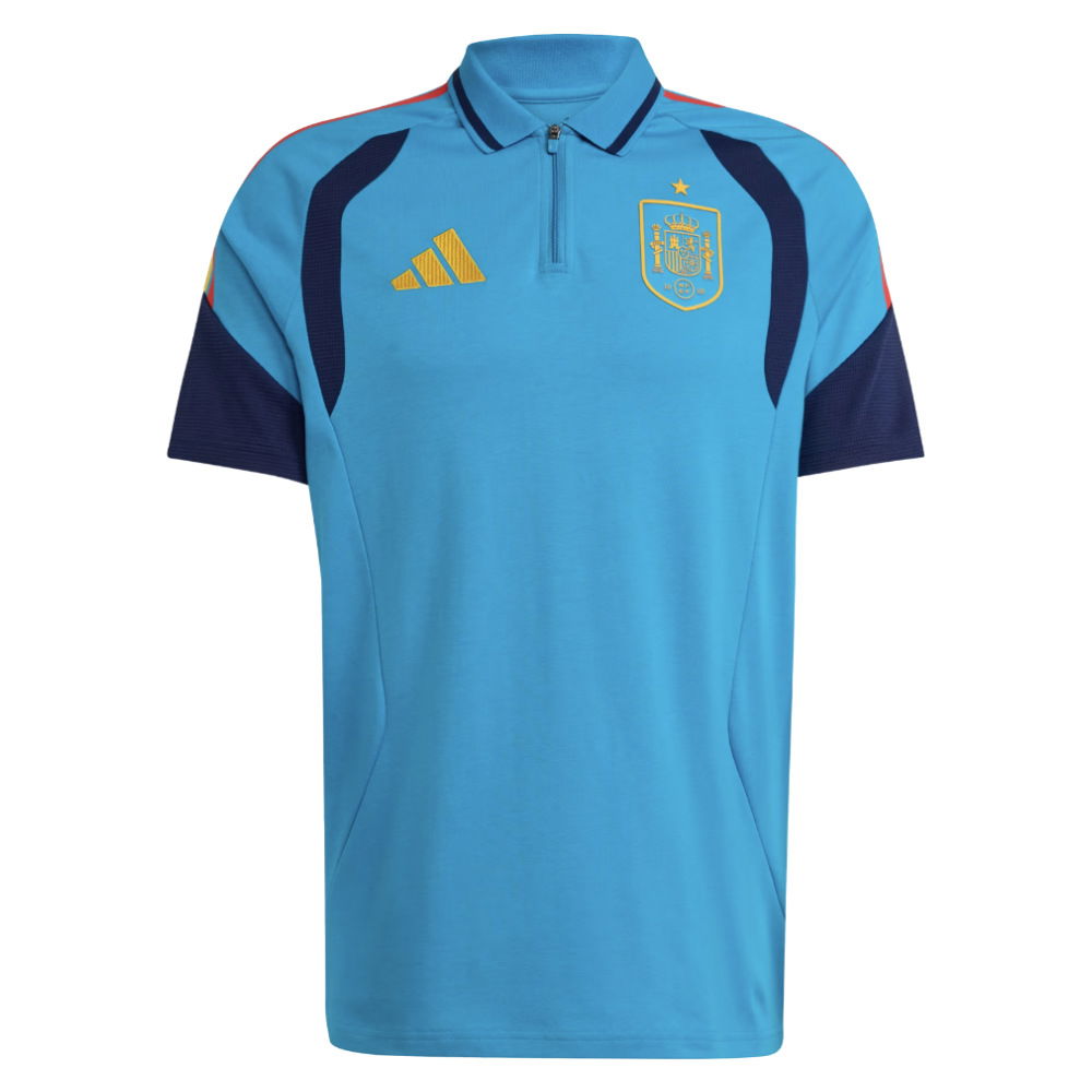 2026-2027 Spain Polo Shirt (Bold Aqua)