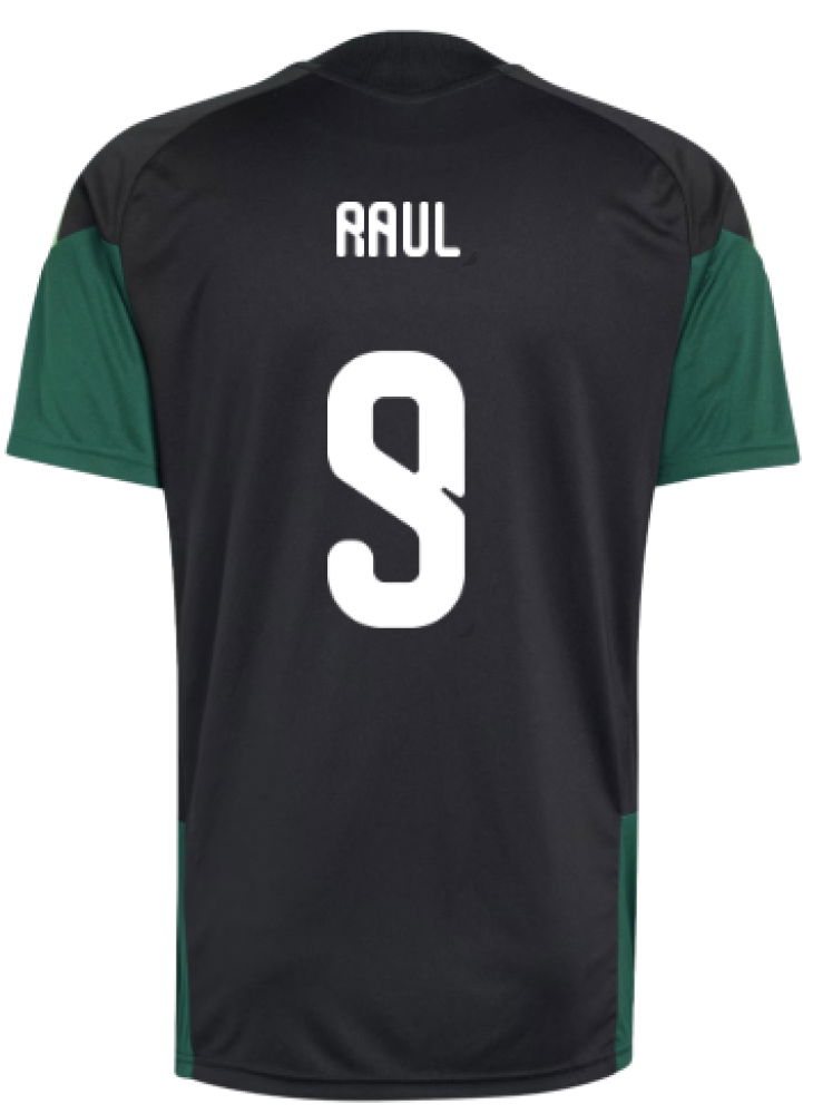 2026-2027 Mexico Training Jersey (Black) (Raul 9)