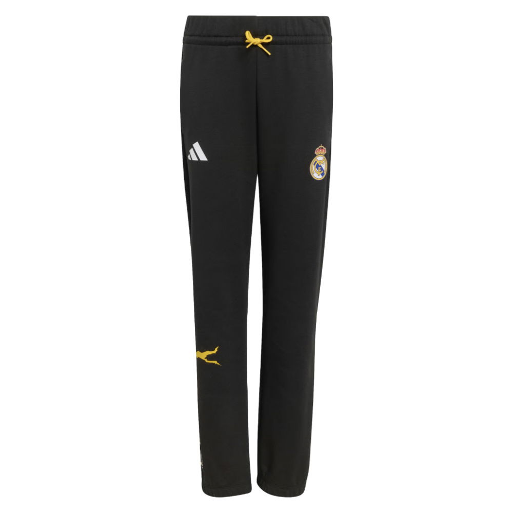 2025-2026 Real Madrid Marvel Pants (Black) - Kids
