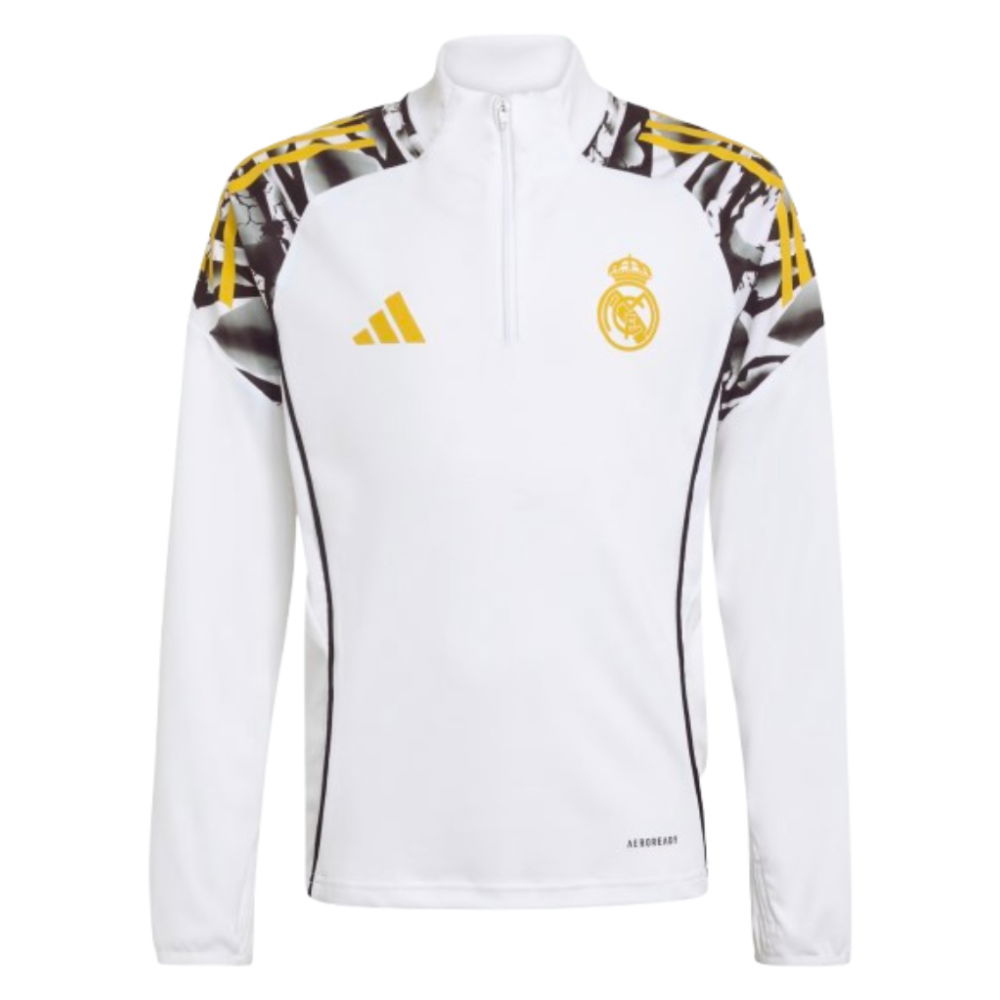 2025-2026 Real Madrid Training Top (White) - Kids