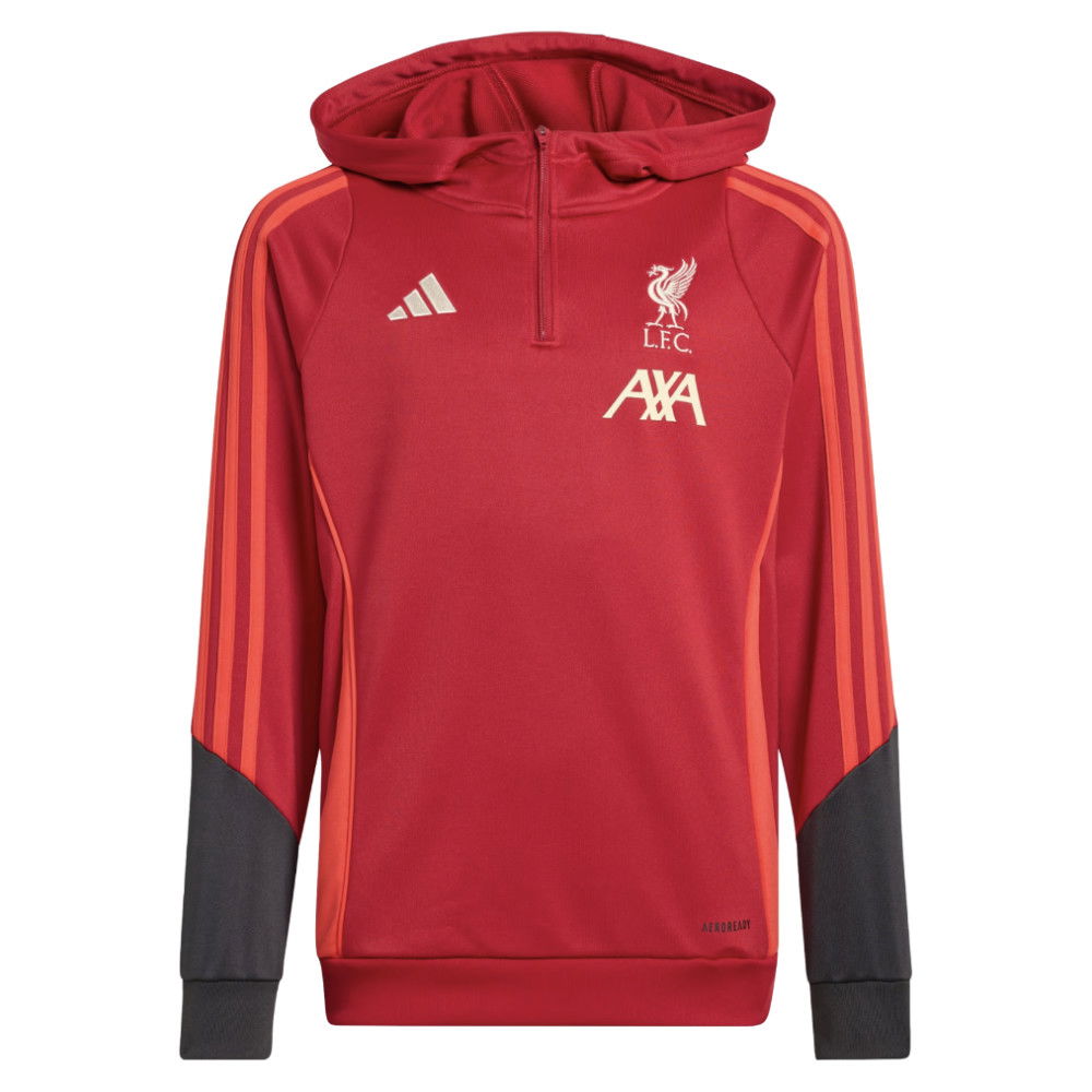 2025-2026 Liverpool Training Hoody (Strawberry Red) - Kids
