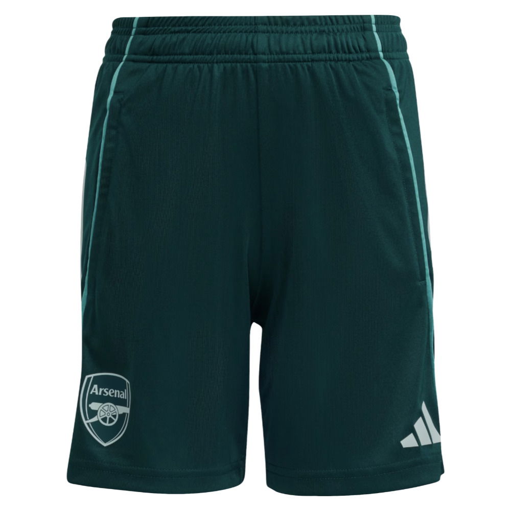 2025-2026 Arsenal Training Shorts (Aurora Ivy) - Kids