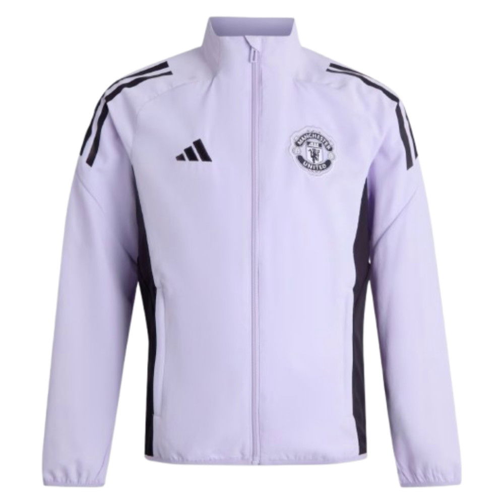2025-2026 Man Utd Presentation Jacket (Purple Tint) - Kids
