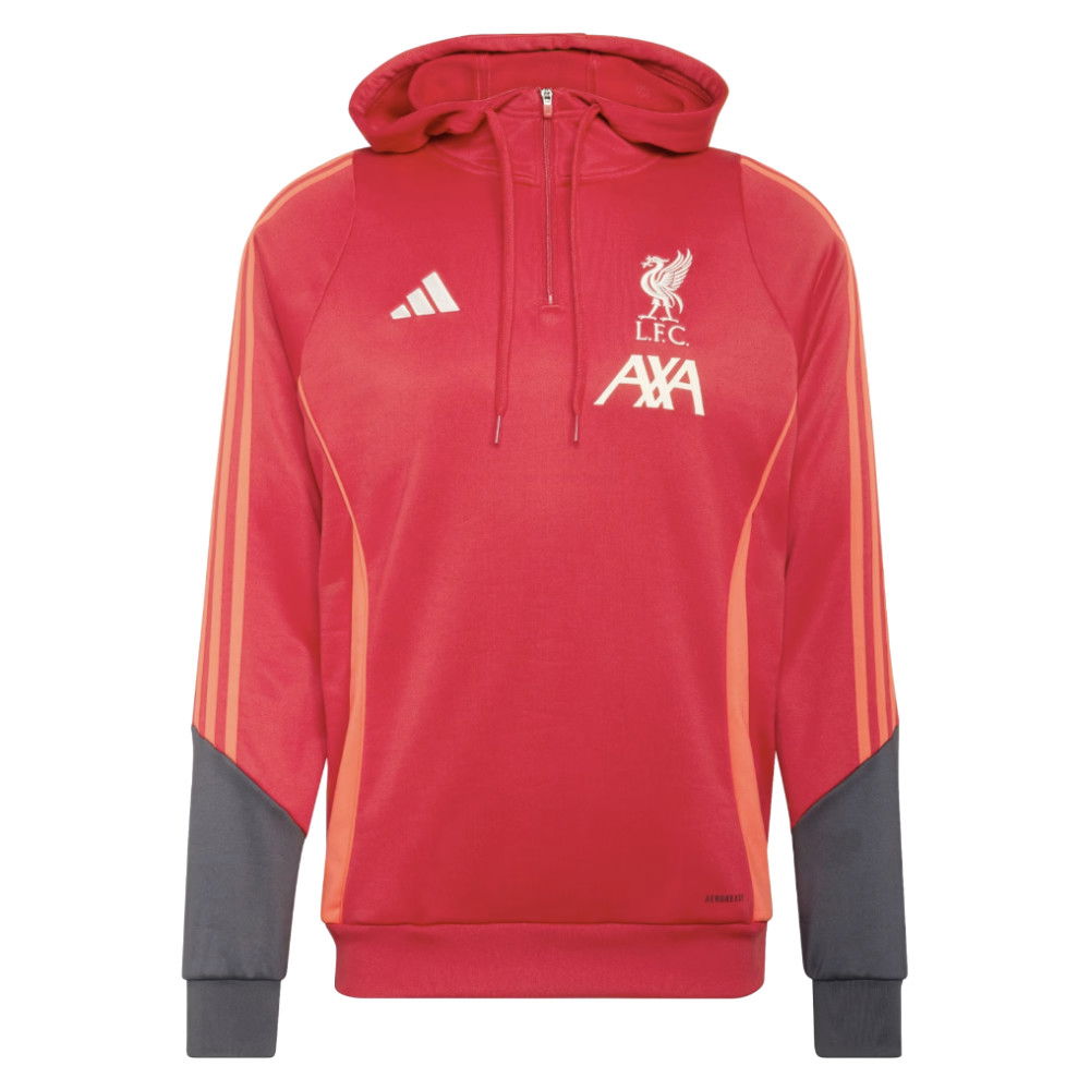 2025-2026 Liverpool Training Hoody (Strawberry Red)