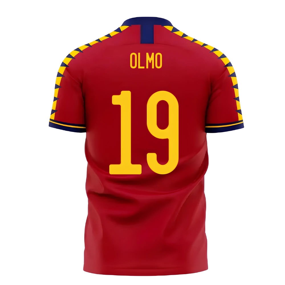 Spain 2025-2026 Home Concept Football Kit (Libero) (OLMO 19)