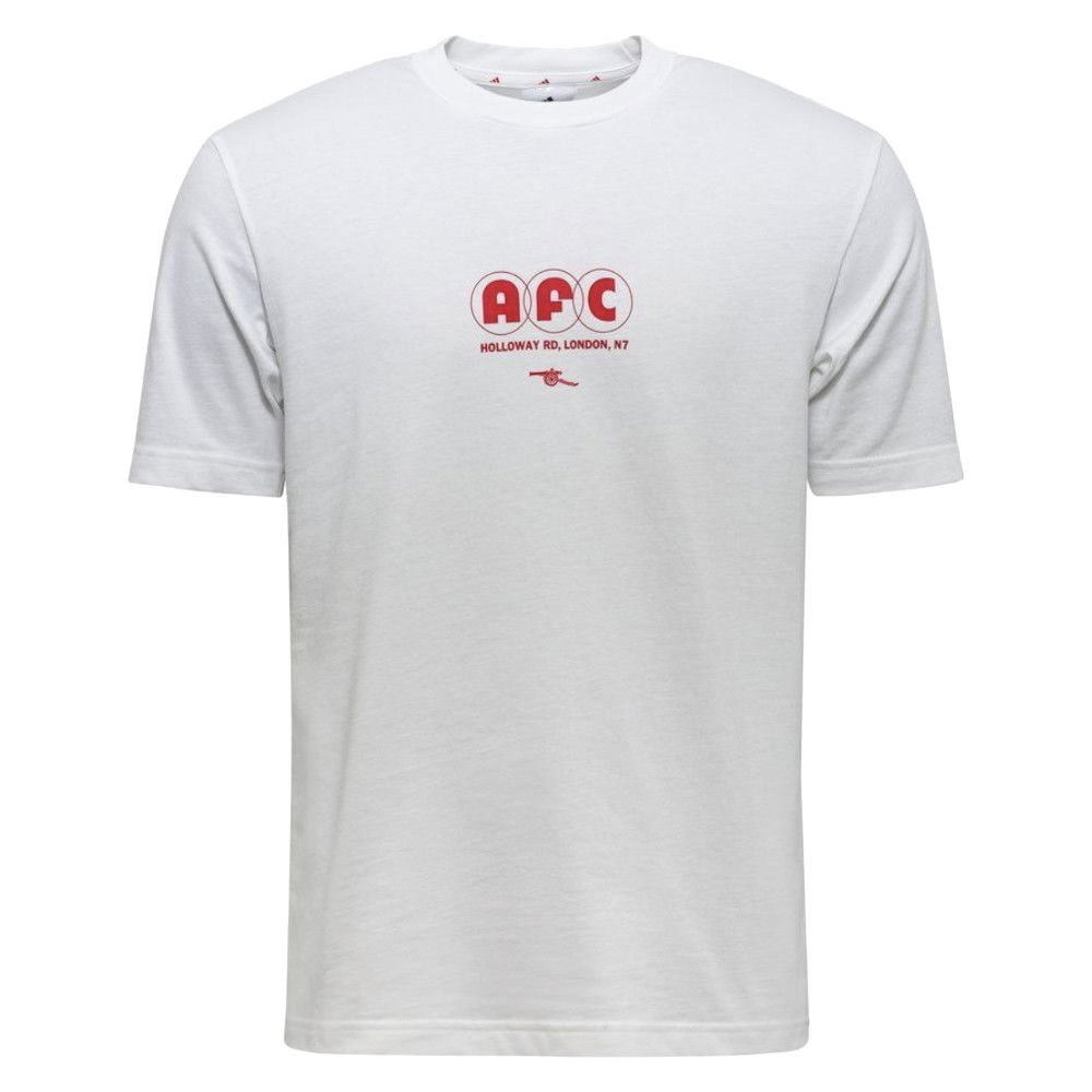 2025-2026 Arsenal Graphic Tee (White)