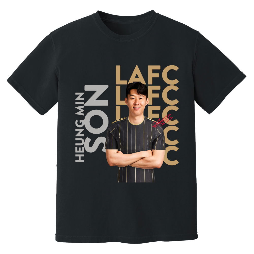 Heung Min Son LAFC New Signing T-Shirt (Black)