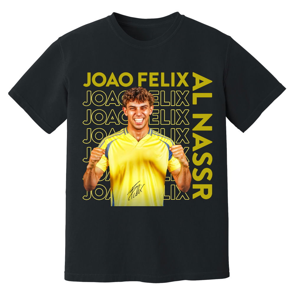 Joao Felix Al-Nassr New Signing T-Shirt (Black)