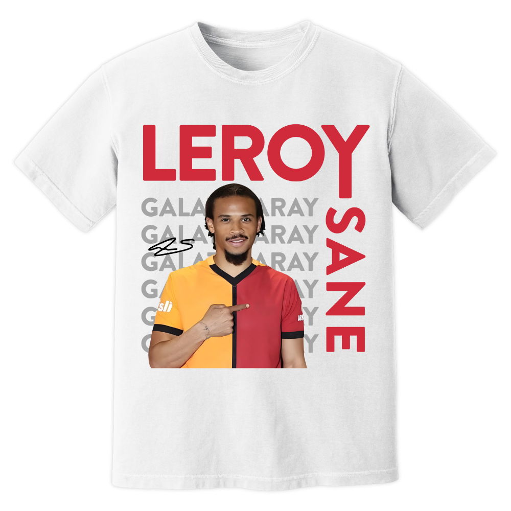 Leroy Sane Galatasaray New Signing T-Shirt (White)
