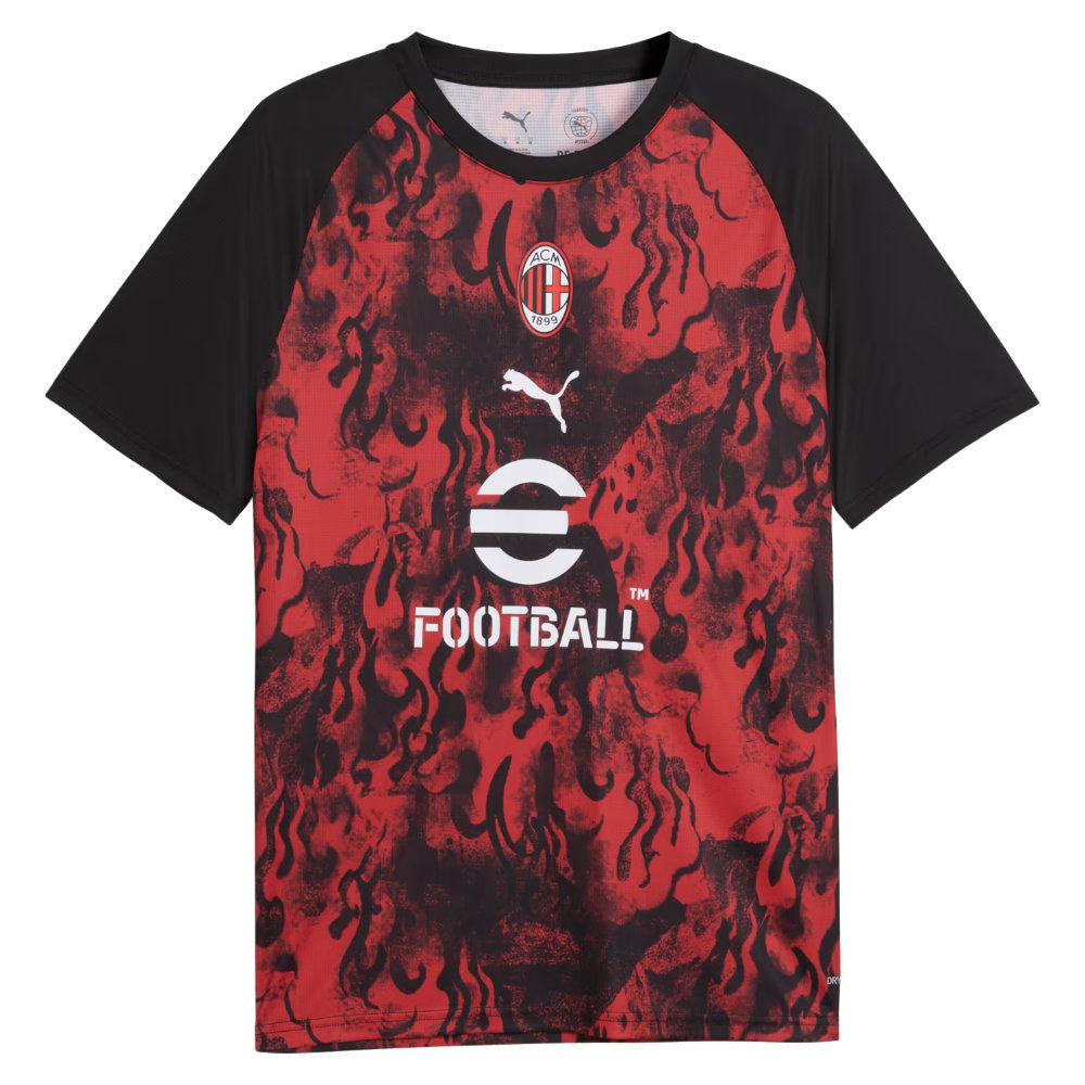 2025-2026 AC Milan Warm Up Jersey (Red)