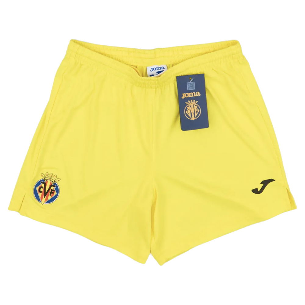 2022-2023 Villarreal Home Shorts (Yellow) - Kids
