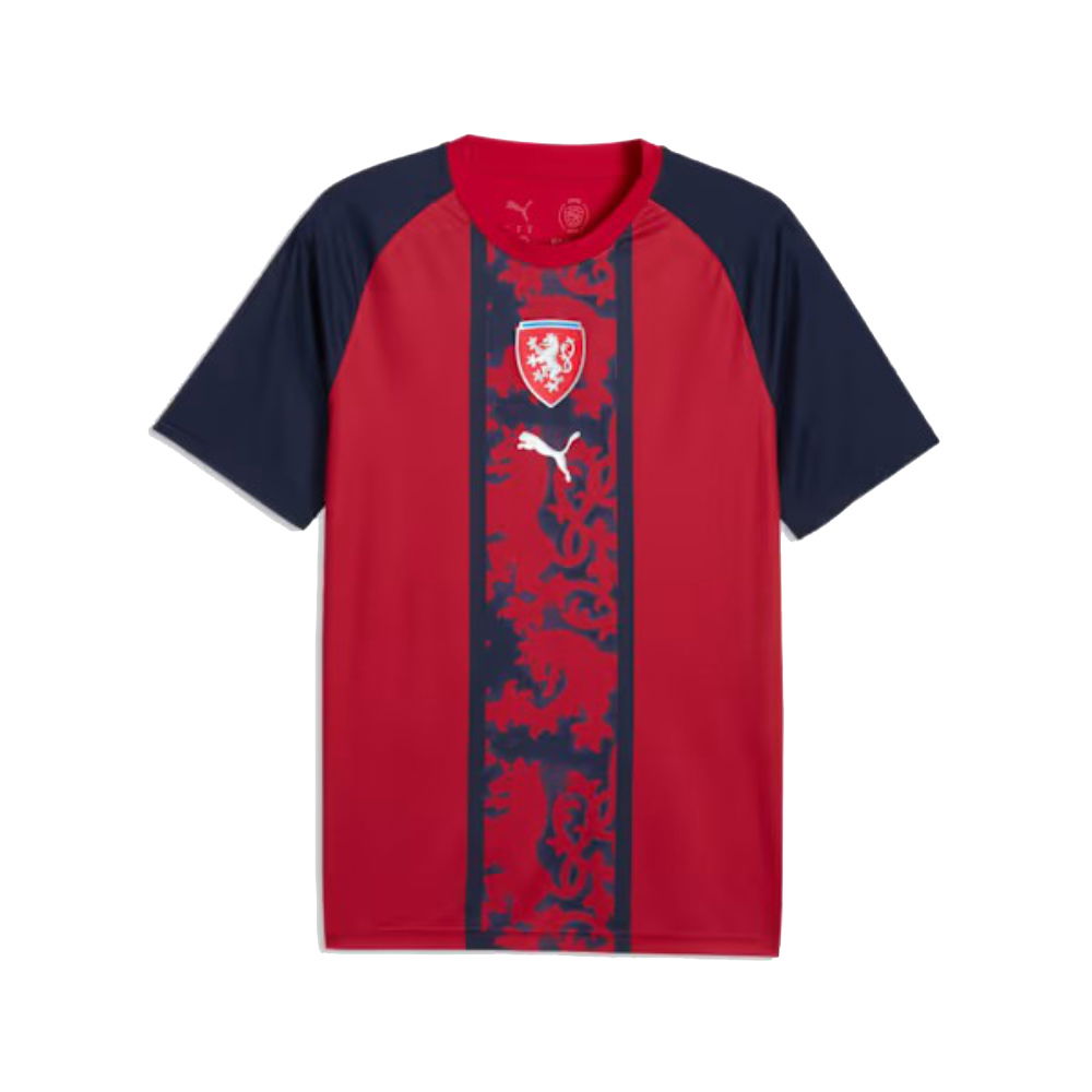 2026-2027 Czech Republic Warm Up Jersey (Dark Cherry)