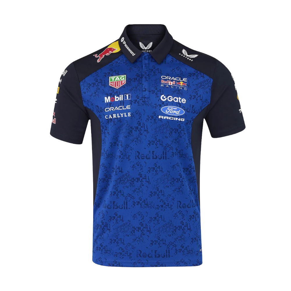 2026 Red Bull Racing Team Polo Shirt (Night Sky/Surf The Web)