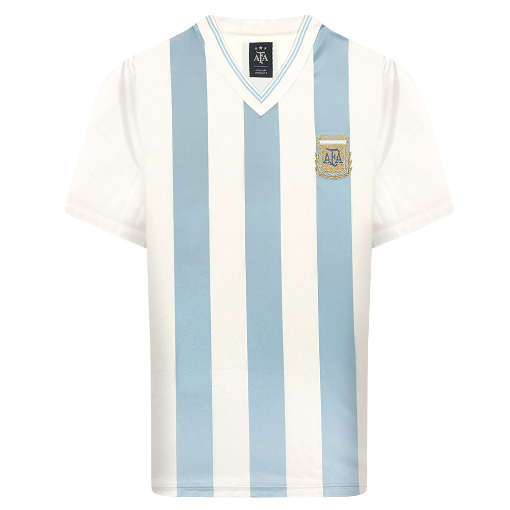 Argentina 1990 World Cup Finals No 10 Retro Shirt
