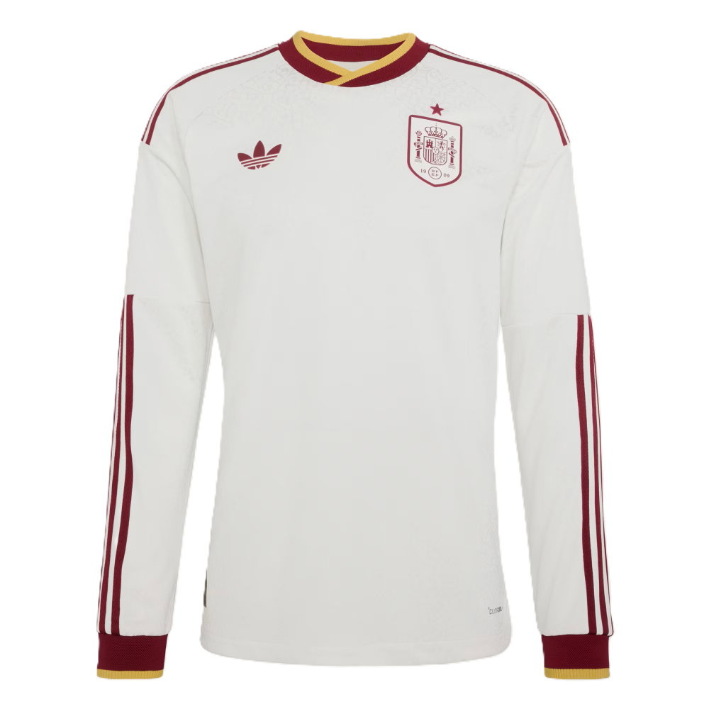 2026-2027 Spain Authentic Long Sleeves Away Shirt