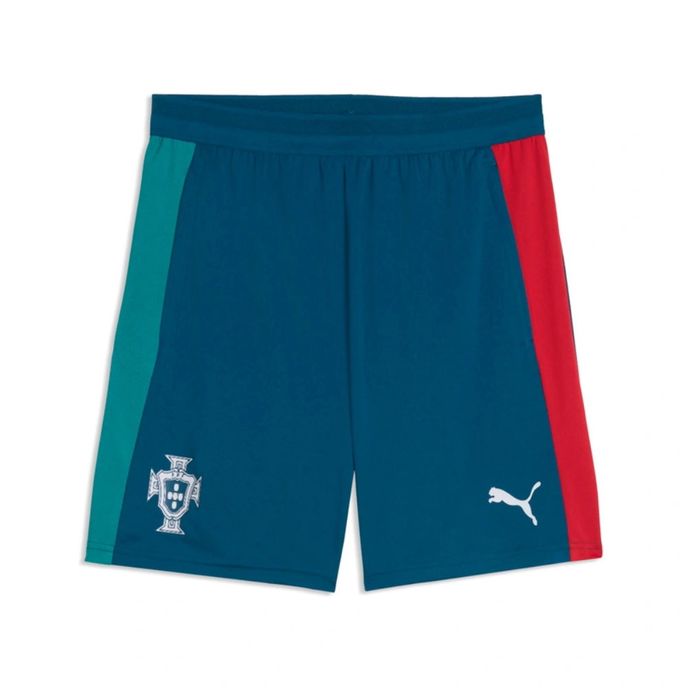 2026-2027 Portugal Training Shorts with pockets (Ocean Tropic)