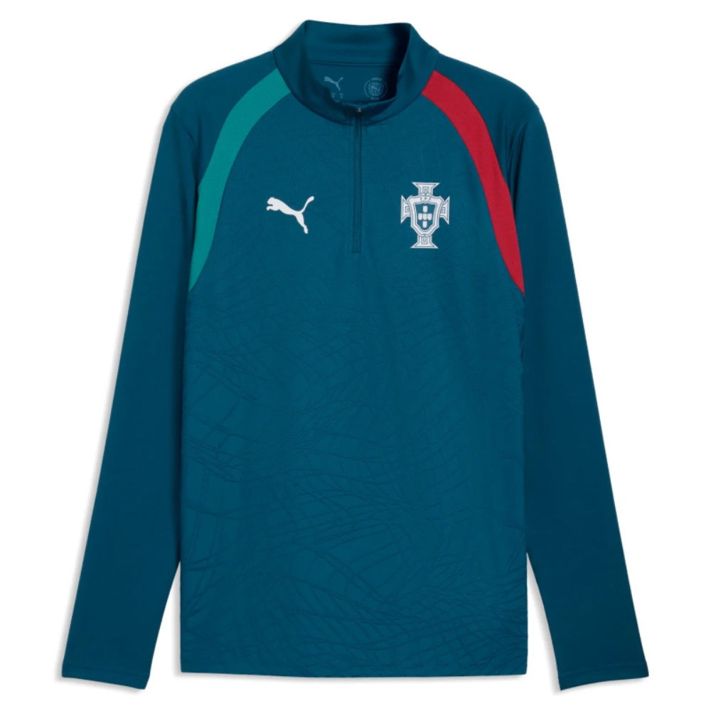 2026-2027 Portugal Training 1/4 Zip Top (Ocean Tropic)