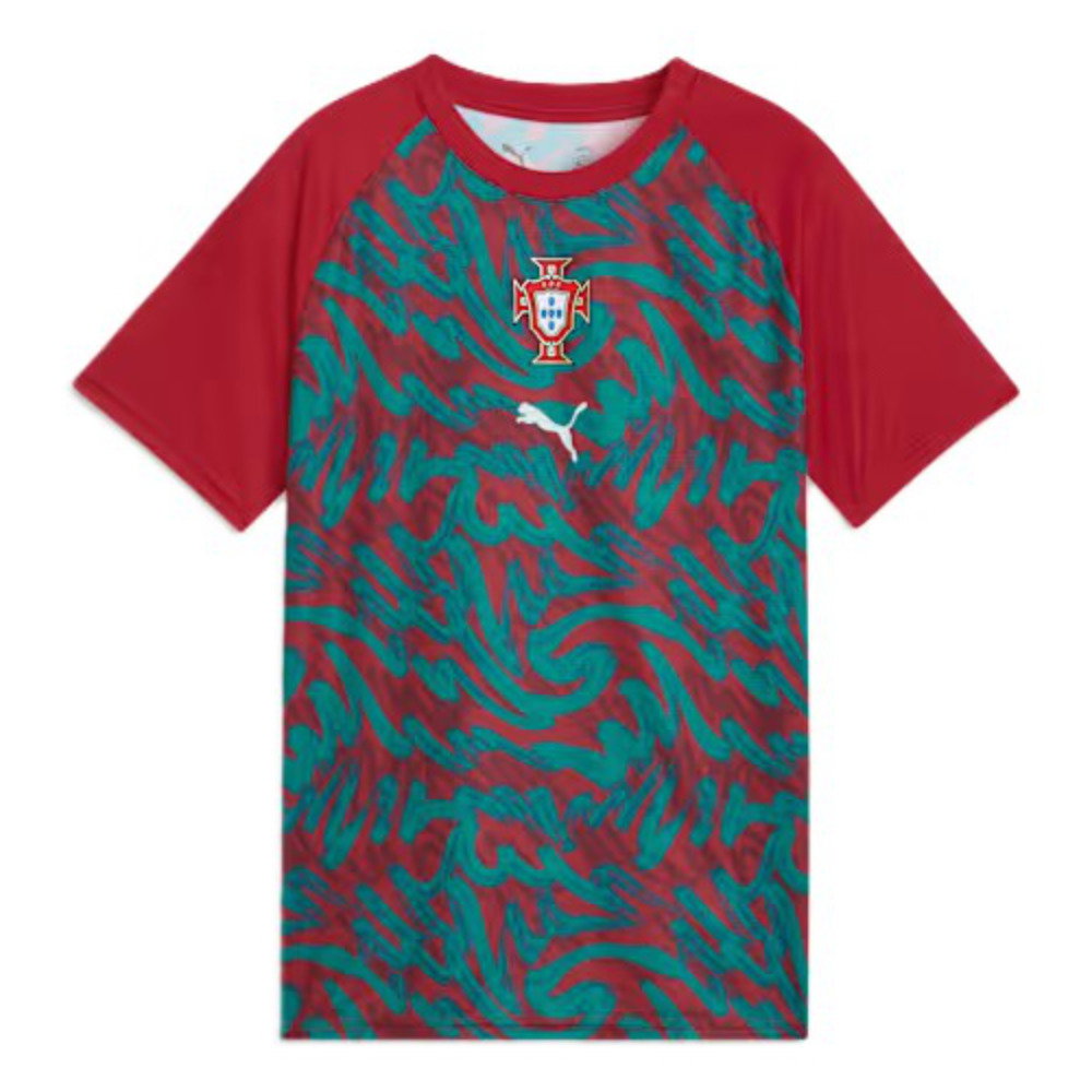2026-2027 Portugal Warm Up Jersey (Red) - Kids
