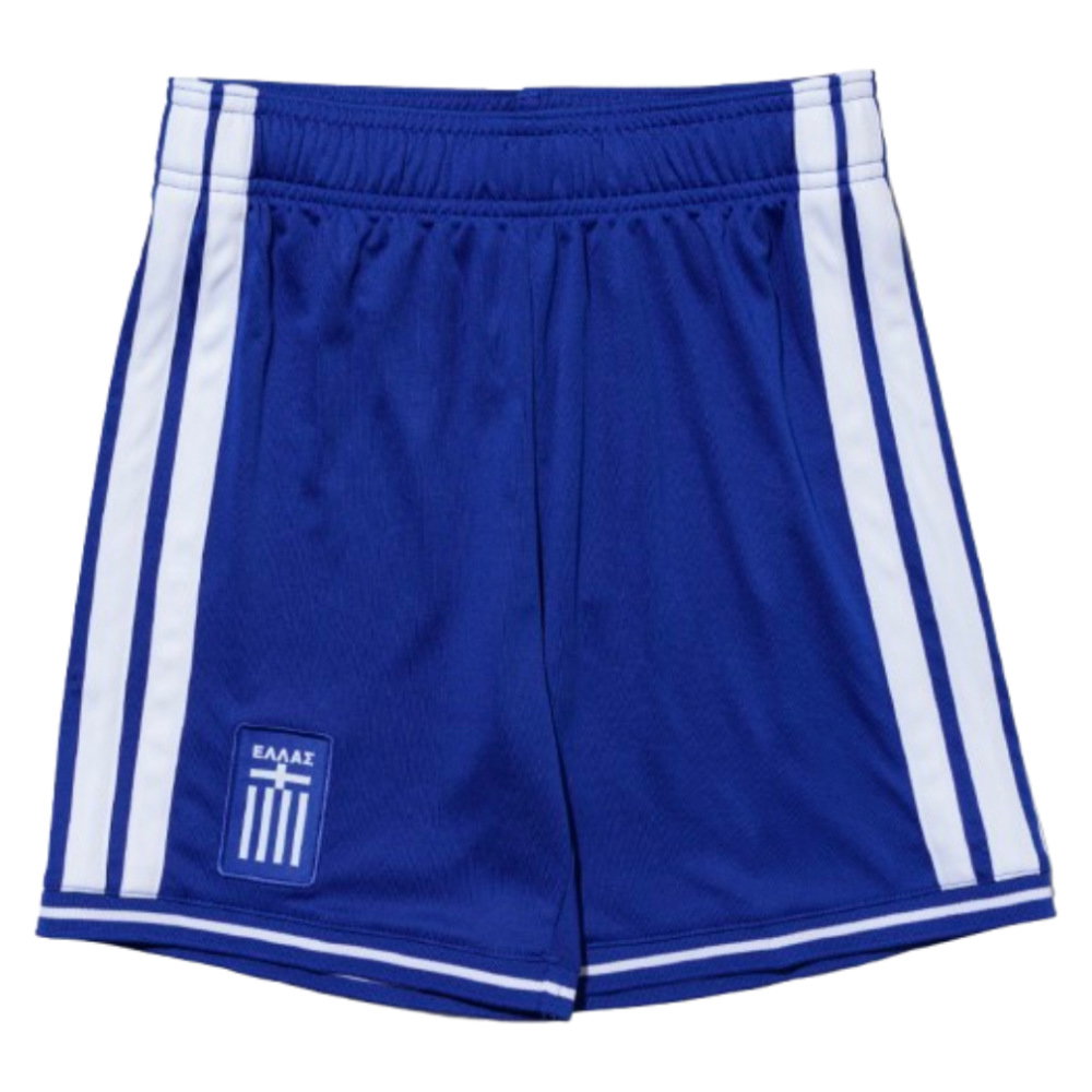 2026-2027 Greece Home Shorts (Blue) - Kids